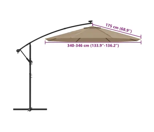 Konsoolvarju Asenduskangas, Hall, 350 Cm