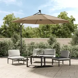 Konsoles Saulessarga Auduma Nomaiņas Materiāls, Pelēkbrūns, 350 Cm Vidaxl