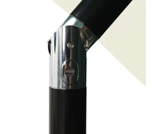 3-Līmeņu Saulessargs Ar Alumīnija Kātu, 2,5X2,5 M, Smilšu Krāsā Vidaxl