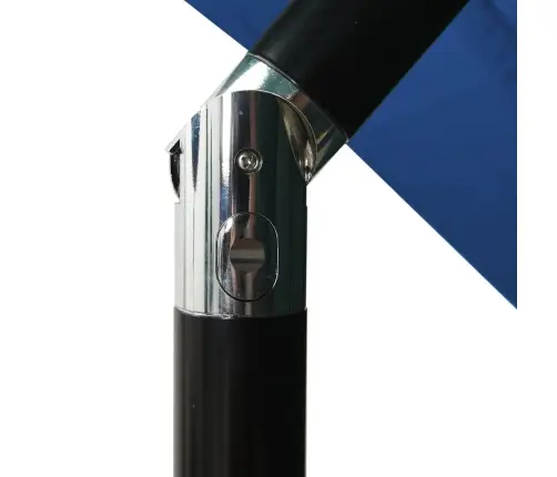 3-Līmeņu Saulessargs Ar Alumīnija Kātu, 2,5X2,5 M, Debeszils Vidaxl