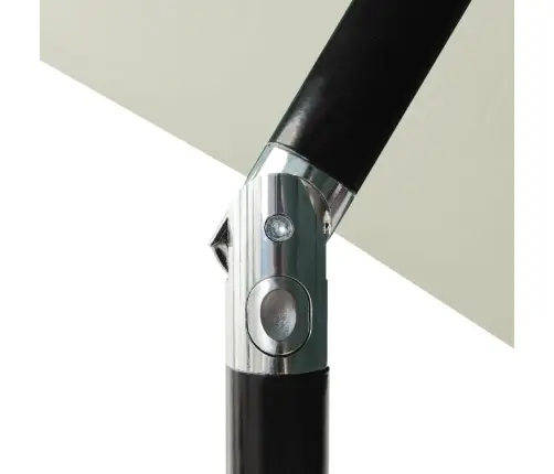 3-Līmeņu Saulessargs Ar Alumīnija Kātu, 2 M, Smilšu Krāsā Vidaxl