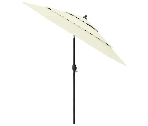 3-Kordne Aia Päikesevari Alumiiniumpostiga, Liiv, 2 M