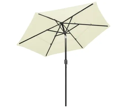 3-Kordne Aia Päikesevari Alumiiniumpostiga, Liiv, 2 M