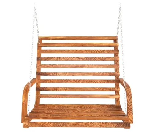 Šūpuļsols, 126X63X92 Cm, Liekts Masīvkoks Ar Tīkkoka Apdari Vidaxl