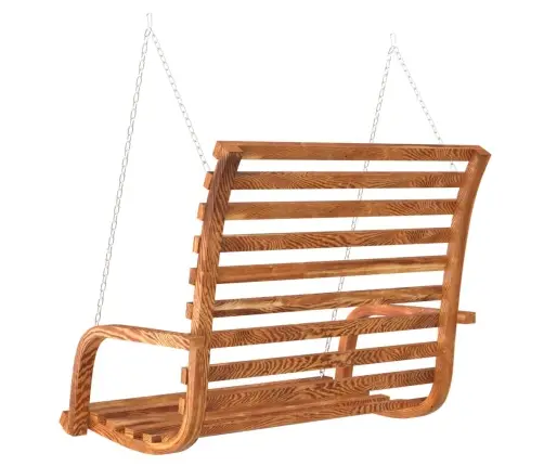 Šūpuļsols, 126X63X92 Cm, Liekts Masīvkoks Ar Tīkkoka Apdari Vidaxl