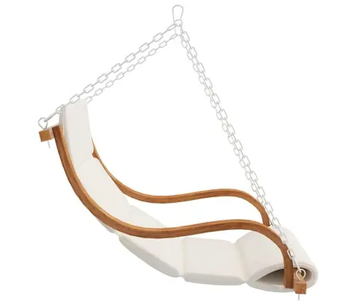 Šūpuļkrēsls Bez Šūpoļu Rāmja Ar Matraci, Liekts Koks Vidaxl