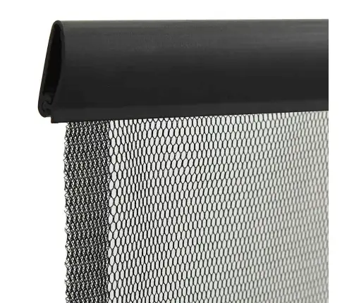 Kukaiņu Siets Durvīm, Melns, 100X220 Cm, Poliesters Vidaxl