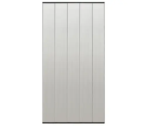 Kukaiņu Siets Durvīm, Piecdaļīgs, Melns, 120X240 Cm Vidaxl