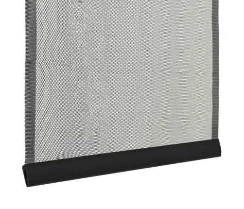 Kukaiņu Siets Durvīm, Piecdaļīgs, Melns, 120X240 Cm Vidaxl