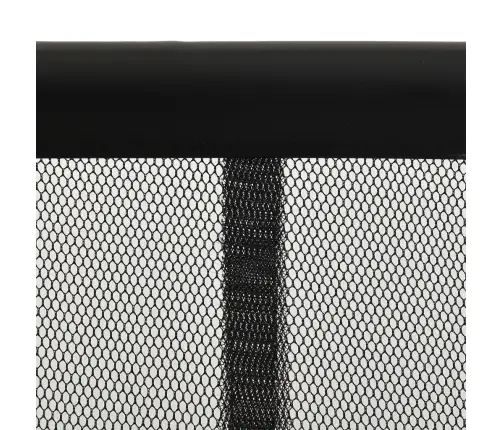 Kukaiņu Siets Durvīm, Desmitdaļīgs, Melns, 240X240 Cm Vidaxl