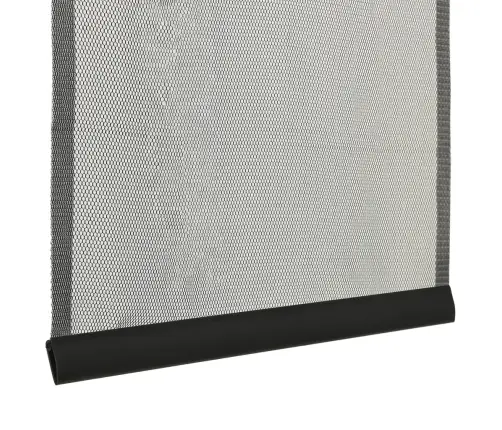 Kukaiņu Siets Durvīm, Desmitdaļīgs, Melns, 240X240 Cm Vidaxl