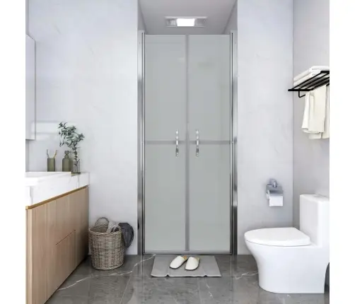 Dušas Durvis, 86X190 Cm, Esg, Matētas Vidaxl