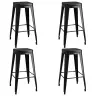 5-Daļīgs Bāra Mēbeļu Komplekts, Melns Vidaxl