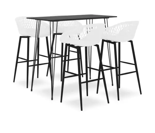 5-Osaline Baarikomplekt, Must Ja Valge