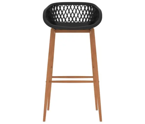 7-Daļīgs Bāra Mēbeļu Komplekts, Melns Vidaxl