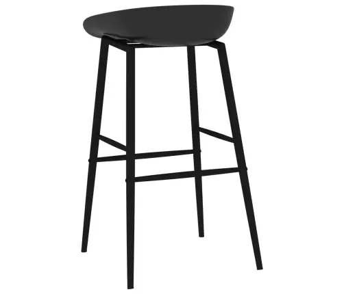 7-Daļīgs Bāra Mēbeļu Komplekts, Balts Ar Melnu Vidaxl