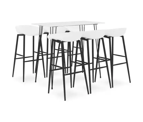 7-Osaline Baarikomplekt, Valge