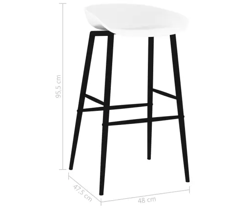 7-Osaline Baarikomplekt, Valge