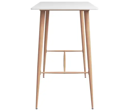 5-Daļīgs Bāra Mēbeļu Komplekts, Melns Ar Baltu Vidaxl