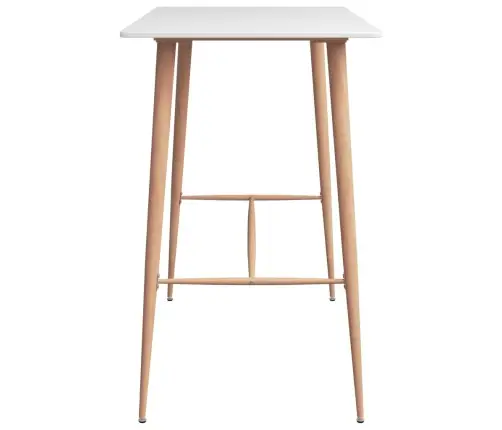 5-Daļīgs Bāra Mēbeļu Komplekts, Balts Vidaxl