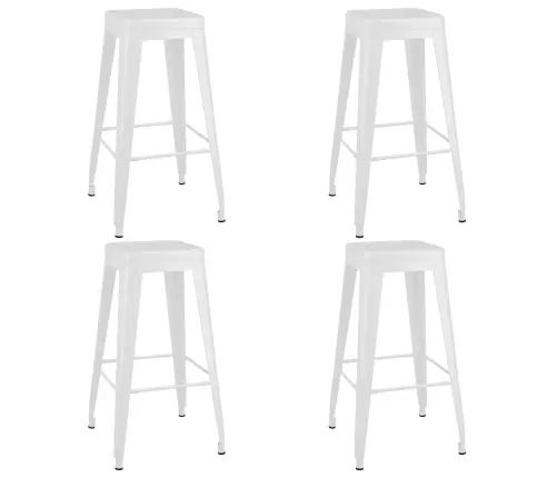 5-Daļīgs Bāra Mēbeļu Komplekts, Balts Vidaxl