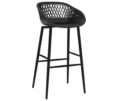 5-Daļīgs Bāra Mēbeļu Komplekts, Melns Ar Baltu Vidaxl