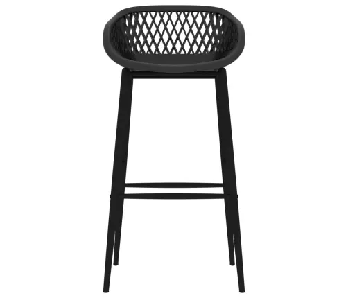 5-Daļīgs Bāra Mēbeļu Komplekts, Melns Ar Baltu Vidaxl