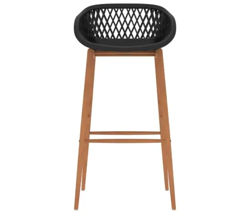 5-Daļīgs Bāra Mēbeļu Komplekts, Melns Ar Baltu Vidaxl