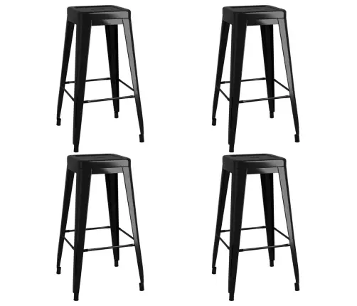 5-Daļīgs Bāra Mēbeļu Komplekts, Melns Vidaxl