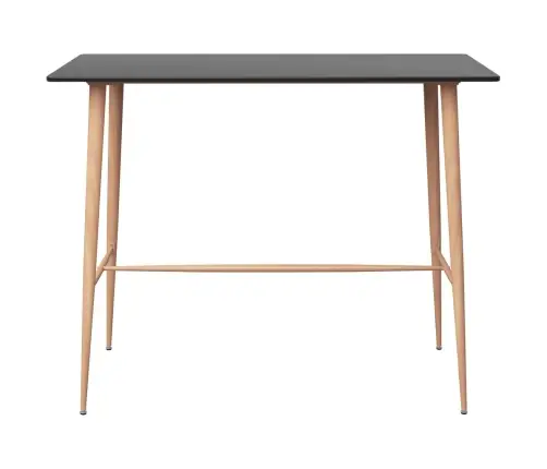 7-Daļīgs Bāra Mēbeļu Komplekts, Melns Ar Baltu Vidaxl