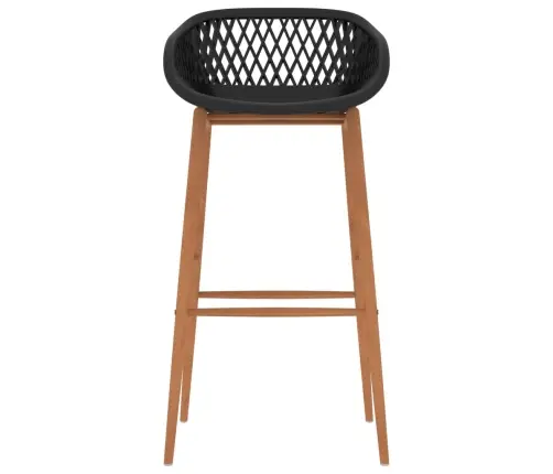 7-Daļīgs Bāra Mēbeļu Komplekts, Melns Vidaxl