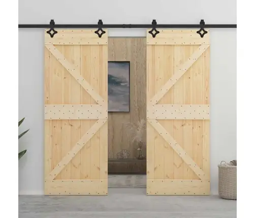 Liuguks Tarvikutega 80X210 cm Täismännipuit