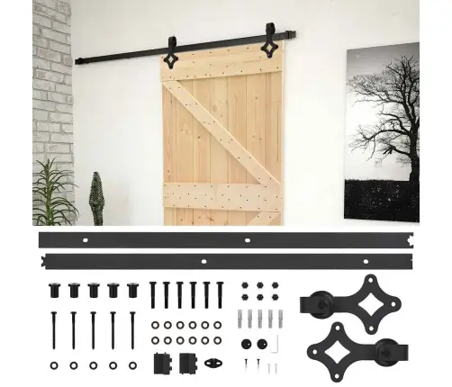 Liuguks Tarvikutega 80X210 cm Täismännipuit