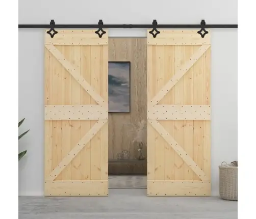 Liuguks Tarvikutega 100 X 210 cm Männipuit