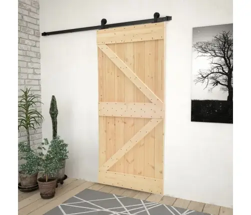 Liuguks Tarvikutega 100 X 210 cm Männipuit