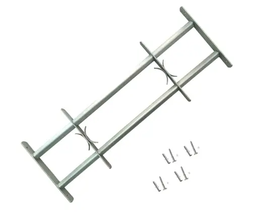Regulējamas Logu Drošības Restes, 2 Gab., 1000-1500 Mm Vidaxl