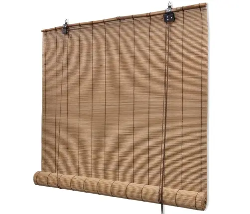 Ruļļu Žalūzijas, 2 Gab., Brūns Bambuss, 100X160 Cm Vidaxl Ruļļu Žalūzijas, 2 Gab., Brūns Bambuss, 100X160 Cm Vidaxl