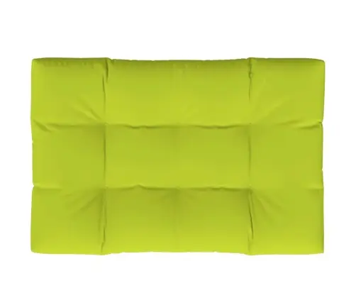 Palešu Spilvens, 120X80X12 Cm, Audums, Spilgti Zaļš Vidaxl