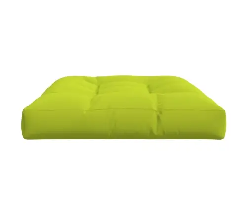 Palešu Spilvens, 120X80X12 Cm, Audums, Spilgti Zaļš Vidaxl