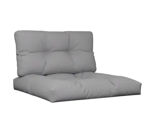 Palešu Spilveni, 2 Gab., Audums, Pelēks Vidaxl