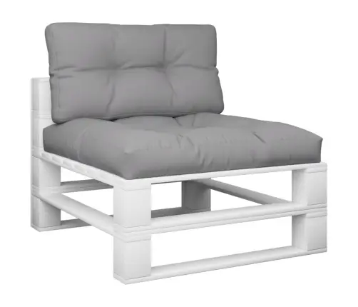 Palešu Spilveni, 2 Gab., Audums, Pelēks Vidaxl