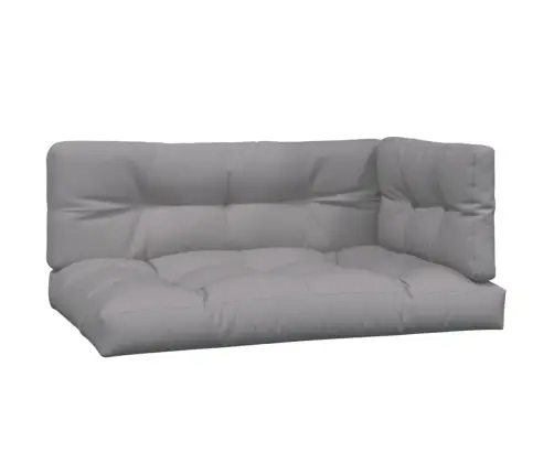 Palešu Spilveni, 3 Gab., Audums, Pelēks Vidaxl