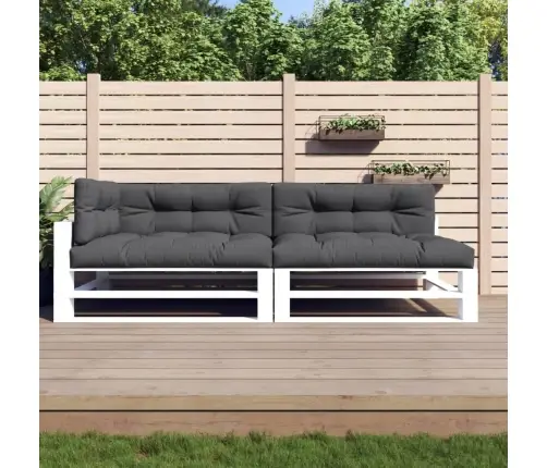 Palešu Spilveni, 5 Gab., Audums, Antracītpelēks Vidaxl