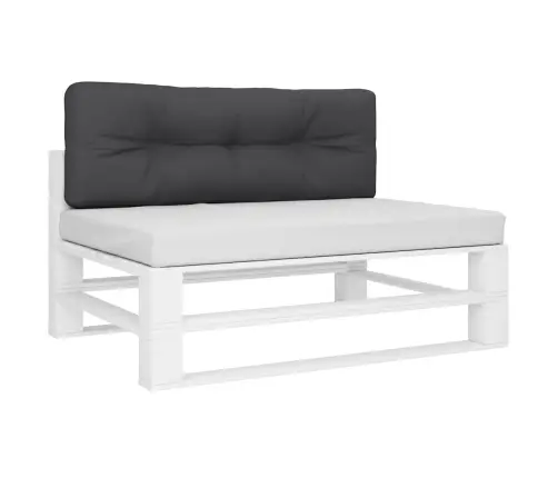 Paletės Pagalvėlė, Antracito Spalvos, 120X40X12cm Audinys