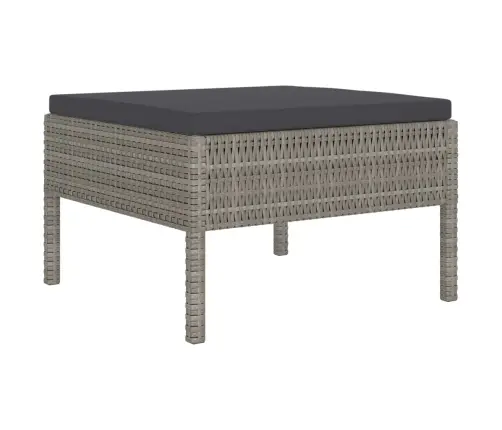 6-Daļīgs Dārza Mēbeļu Komplekts, Matrači, Pe Rotangpalma Vidaxl