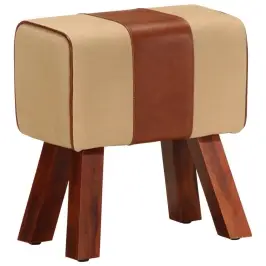 Trennipink 38 cm Pruun, Ehtne Nahk Ja Mangopuit