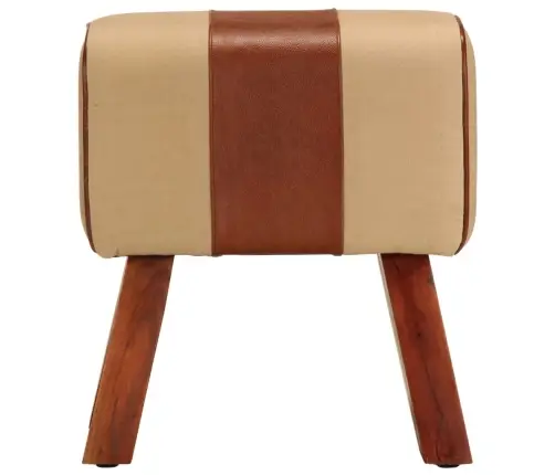 Trennipink 38 cm Pruun, Ehtne Nahk Ja Mangopuit