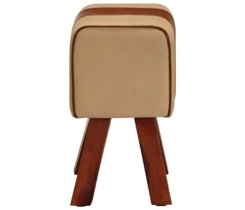 Trennipink 38 cm Pruun, Ehtne Nahk Ja Mangopuit