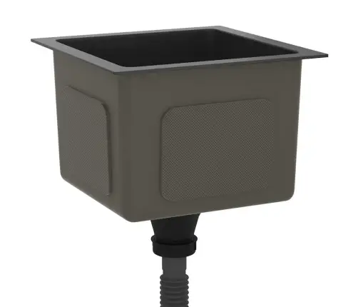 Virtuves Izlietne, Nerūsējošs Tērauds, Melna Vidaxl