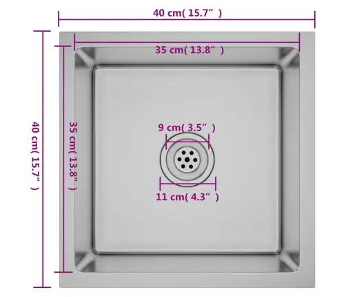 Virtuvės Plautuvė, Nerūdijantis Plienas